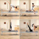 Foldable Pilates Reformer Machine for Home Workouts