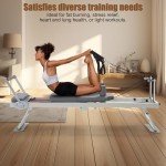 Foldable Pilates Reformer Machine for Home Workouts