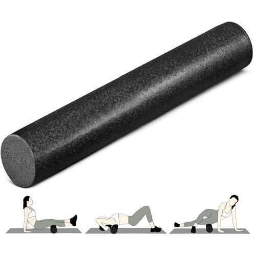 High Density Foam Roller - 36 Inches Black