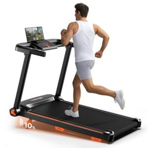 Foldable Treadmill with Incline and 12 Programs