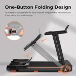 Foldable Treadmill with Incline and 12 Programs