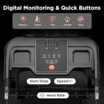Foldable Treadmill with Incline and 12 Programs