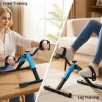 Mini Foldable Exercise Bike for Arms and Legs