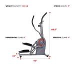 Sunny Health & Fitness Cardio Climber SF-E3911