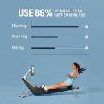 Pro Rowing Machine with 22" HD Screen