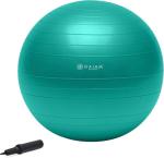 Gaiam 05-51982 Total Body Balance Ball Kit - Includes 65cm Anti-Burst Stability Exercise Yoga Ball, Air Pump & Workout Video - Green
