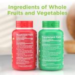 Whole Food Supplement: Fruits & Veggies Capsules Set