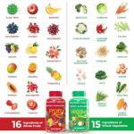 Whole Food Supplement: Fruits & Veggies Capsules Set