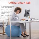 PRIMASOLE 65cm Balance Exercise Ball - Pale Gray