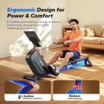 Quiet Magnetic Rowing Machine for Home Fitness