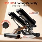 Sportsroyals Mini Stair Stepper with Resistance Bands