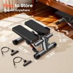 Sportsroyals Mini Stair Stepper with Resistance Bands