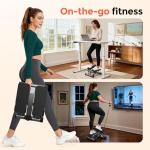 Sportsroyals Mini Stair Stepper with Resistance Bands