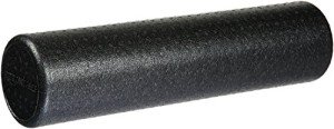 High Density Foam Roller for Exercise, 24" Black