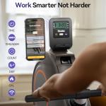 Niceday Smart Rowing Machine with Bluetooth & 16 Resistance Levels