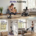 Niceday Smart Rowing Machine with Bluetooth & 16 Resistance Levels