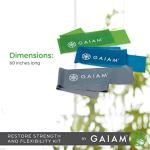 Gaiam Restore Resistance Band Kit for Strength & Flexibility