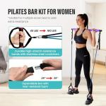 Adjustable Pilates Bar Kit with Resistance Bands