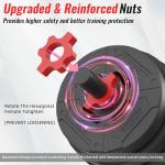 Adjustable 4-in-1 Dumbbell Set with Weights