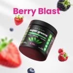 NutraChamps Super Greens Powder with Berry Flavor