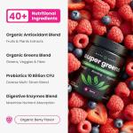 NutraChamps Super Greens Powder with Berry Flavor