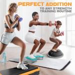 Yes4All 15lbs Non-Slip Hexagon Neoprene Dumbbells