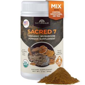 Naturealm Sacred 7 Mushroom Powder for Immunity