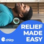 Chirp Wheel Foam Roller for Neck Pain Relief