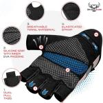 BEAST RAGE Fingerless Workout Gloves for All