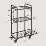 Versatile Weight Rack with Wheels for Home Gym