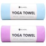 Eunzel Non-Slip Microfiber Yoga Mat Towels - 2 Pack
