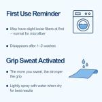 Eunzel Non-Slip Microfiber Yoga Mat Towels - 2 Pack