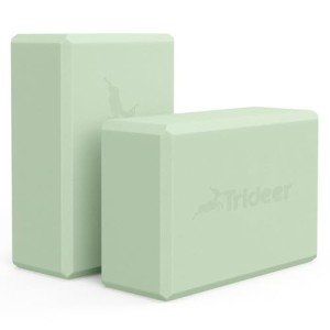 Trideer Premium Soft Non-Slip Yoga Blocks - 2 Pack