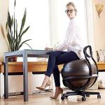 Gaiam Balance Ball Chair - Ergonomic Home Fitness