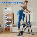 Folding Stair Stepper Cardio Machine for Home Fitness