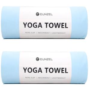Eunzel Non-Slip Hot Yoga Microfiber Towels - 2 Pack