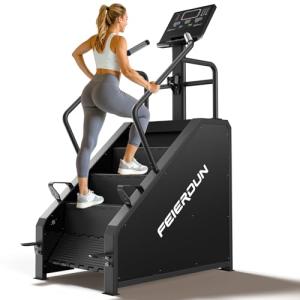 Commercial Stair Climber with LCD Screen & 15 Speeds