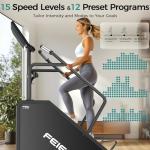 Commercial Stair Climber with LCD Screen & 15 Speeds