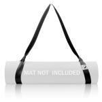 Slim Panda Yoga Mat Straps for Carrying,Adjustable Yoga Mat Carrier, Yoga Mat Sling(Yoga Mat Not Included)(Black)