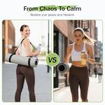 Slim Panda Yoga Mat Straps for Carrying,Adjustable Yoga Mat Carrier, Yoga Mat Sling(Yoga Mat Not Included)(Black)