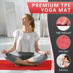 High Density Anti-Tear Yoga Mat with Blocks
