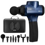 Sonic Deep Tissue Massage Gun with 8 Heads