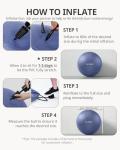 Trideer Anti-Burst Yoga & Exercise Ball