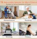 Adjustable Under Desk Elliptical for Home Fitness