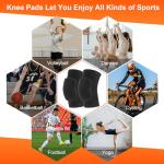 HISFFOG Knee Pads for Volleyball and Sports