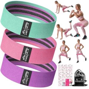 Versatile Fabric Resistance Bands for Home Workouts