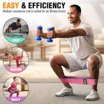 Versatile Fabric Resistance Bands for Home Workouts