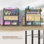 Versatile Weight Rack for Home Gym Storage