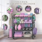 Versatile Weight Rack for Home Gym Storage