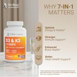 Dr. Berg D3 K2 Vitamin Supplement - 60 Capsules